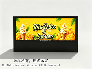 Kiosque à glaces mobile sur mesure <span class=keywords><strong>en</strong></span> acier inoxydable avec écran LED, qualité alimentaire, <span class=keywords><strong>prix</strong></span> usine, pour centre commercial, supermarché, centre de shopping - Product Image 5