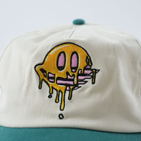 Nuevas Gorras de Béisbol de Moda de 5 Paneles, Deportivas, de Algodón, con Logotipo Bordado Personalizado, de Dos Tonos, sin Estructura y con Visera Curva
