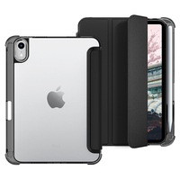 Étui porte-crayon droit souple TPU bord transparent arrière étui magnétique pour iPad 10e génération 10.9
