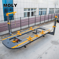 Banc de réparation de carrosserie automobile MOLISPEED, machine de châssis auto en tôle de manganèse, certifiée CE/ISO-9001, hauteur de plateforme 520 mm