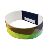 Bracelet NFC réutilisable en tissu élastique, prix de gros usine, bracelet NFC en tissu élastique avec versets bibliques quotidiens