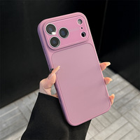 Coque de téléphone en silicone liquide pour iPhone 18 Pro Max, sensation de peau, protection arrière, antichoc, fine et protectrice