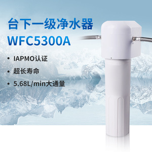 เครื่องกรองน้ำใต้ซิงค์ WFC5300A ความจุ 5.68 ลิตรต่อนาที พร้อมระบบกรองล่วงหน้าสำหรับก๊อกน้ำในครัว กำจัดคลอรีน - Product Image 1