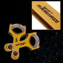 MaXpeedingrods Nouveau Titanisation En Acier H-beam Bielles + ARP Boulons Pour <span class=keywords><strong>Volvo</strong></span> 850 C70 <span class=keywords><strong>T5</strong></span> <span class=keywords><strong>2</strong></span>.3L B5234T 139.5mm - Product Image 6