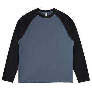 Camisetas de Hombre Largas al por Mayor, Personalizadas con Estampado Gráfico, Talla Grande, 100% Algodón Grueso con Costuras en Contraste - Product Image 6