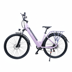 Vélos électriques pour femmes Step Thru, 28 pouces, 250W, 25 km/h, vélo électrique en stock en Europe, vélo électrique de ville pour femmes - Product Image 3