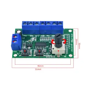 DC 5V 28V BLDC Driver Brushless Dc Motor Controller Model 3650 3525 2430 2418 PWM Speed Control with CW CCW Brake Function