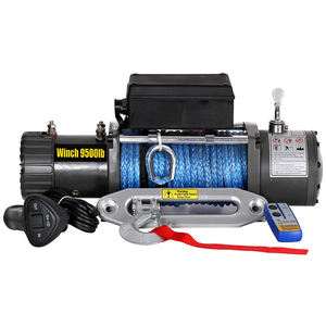 4000lb 4 x4 חשמלי <span class=keywords><strong>winch</strong></span> 12v/24v להניף חשמלי עם חבל סינתטי לחילוץ עצמי - Product Image 2