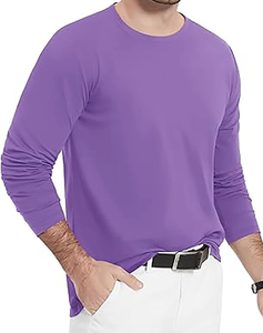 เสื้อยืดคอเต่าทรงโอเวอร์ไซส์ผ้าฝ้ายถัก 100% สำหรับผู้ชาย ระบายอากาศได้ดี ไม่ยับ คุณภาพสูง - Product Image 1