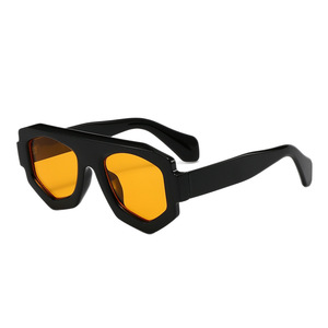 Lunettes de soleil géométriques à monture complète, polarisées UV400, rectangulaires, unisexes, à la mode, protection solaire pour adultes - Product Image 4