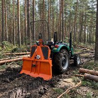 Treuil de débardage monté sur tracteur 55 kN avec attelage intégré