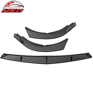 For Toyota Camry 2021-2024 Sedan 4Dr 3PCS Front Bumper Lip Spoiler PP Matte Black High Quality Auto <b>Parts</b> Body Kit - Product Image 3