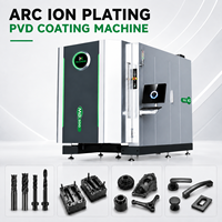 Équipement de placage ionique à arc HUASHENG, machine de revêtement AIP PVD pour outils de coupe et moules