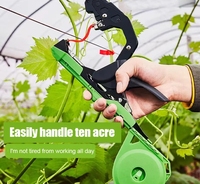 Nouvelle machine à lier les plantes de jardin, Tapetool, Tapener, poignée antidérapante en plastique + 5 rouleaux de ruban adhésif pour les légumes, les tomates, les concombres, les poivrons