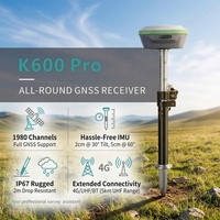 Unité GNSS RTK K600 Pro, Dispositif de positionnement haute précision à 1980 canaux pour les projets de construction et de levés topographiques