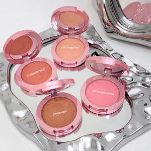 Oem Private Label fard in polvere ad alto pigmento fard a lunga durata opaco luccicante viso Make up fard Palette alta polvere di pigmento Blush - Product Image 3