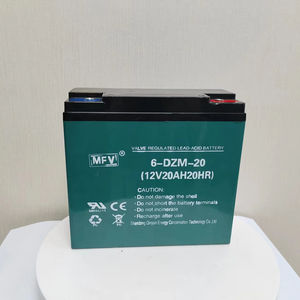 6-DZM-20 12v 20ah 납산 배터리 가격 전기 자전거 골프 카트 - Product Image 1