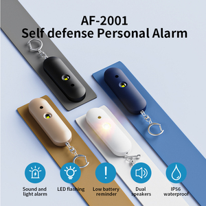 Quốc phòng phụ nữ Đèn pin tự vệ alarma cá nhân hoảng loạn an toàn móc khóa an ninh báo động Keychain - Product Image 2