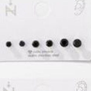 Orecchini a Perno Rotondi con Zirconi Colorati 4mm 5mm 6mm, Set di Gioielli alla Moda Unisex in Lega Trendy - Product Image 6