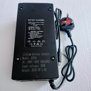 Chargeur rapide de batterie au lithium 48v, 14s, 5a, pour vélo électrique, scooter, roue d'équilibre, 2023 - Product Image 1
