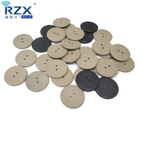 Bouton circulaire NFC 13,56 MHz en PPS, lavable, réutilisable et étanche, pour système de lavage de vêtements