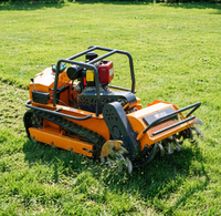 Tondeuse à chenilles pour pentes de 400 kg |   Tondeuse à fléaux sans fil multifonction DIY RC pour jardin et ferme, certifiée CE