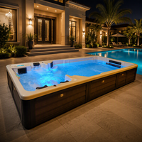 Piscine en acrylique sans produits chimiques, bain de Massage, baignoire autonettoyante, systèmes de sédentarité, piscines de Spa pour 5 personnes