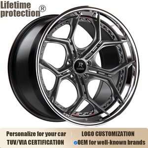 Jantes forgées MV SL-171 en alliage, 2 pièces, 17-21 pouces, 5x114.3 5x112 pour Lexus RC F Edition, Porsche 992 <span class=keywords><strong>GT3</strong></span>, BMW G82 M4, Audi RS5 - Product Image 1