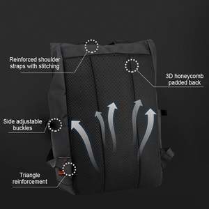 กระเป๋าเป้สะพายหลังแบบม้วนปิดด้านบน รุ่น 2026 กันน้ำ หนังแท้ สำหรับผู้ชาย นักเรียน นักศึกษา  ลำลอง เล่นกีฬา เดินทาง ใส่แล็ปท็อป - Product Image 5