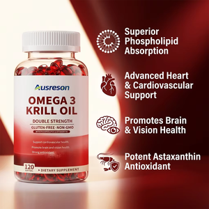 Huile de Krill Oméga <span class=keywords><strong>3</strong></span> OEM 1000mg en <span class=keywords><strong>Gélules</strong></span> – Soutien Puissant Antioxydant pour le Cerveau et la Vision – Capsules de <span class=keywords><strong>Gélules</strong></span> d'Huile de Krill Oméga-<span class=keywords><strong>3</strong></span> Pure - Product Image 2