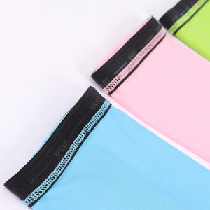 Manchon de compression de protection pour hommes, en soie glacée rafraîchissante, anti-UV, pour le sport (gym, course, basketball, volleyball, football, cyclisme) - Product Image 4