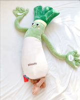 Nouvel Oreiller en Peluche pour Adulte en Forme de Ciboulette, avec Fonction Musicale, Rembourrage en Coton PP, Matière Polyester, Soutien Lombaire