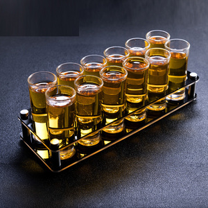 Verre à shot de tequila haut de gamme de 2 oz, design personnalisé, pour la <span class=keywords><strong>vodka</strong></span>, les spiritueux et les cocktails - Product Image 4