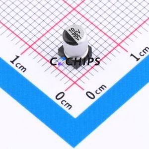 Condensador Electrolítico de Aluminio SMD VT1V100M-CRC54, D4xL5.4mm 10uF 20% 35V 4mm - Product Image 1