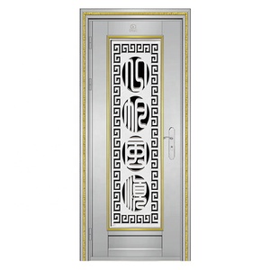 Puerta <span class=keywords><strong>de</strong></span> acero inoxidable moderno <span class=keywords><strong>puertas</strong></span> <span class=keywords><strong>de</strong></span> <span class=keywords><strong>entrada</strong></span> Swing gráfico diseño Exterior gratis espaÃ a empujar y tirar <span class=keywords><strong>de</strong></span> instalación en sitio - Product Image 1