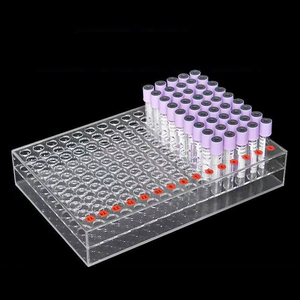 Rettangolo di fabbrica, supporto per provette in acrilico trasparente, supporto per tubo da 30 fori, 150, supporto per tubo di prova - Product Image 5