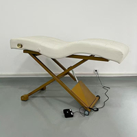 Table de massage moderne de haute qualité, lit de spa cosmétique électrique à 1 moteur, fauteuil facial, lit de beauté pour salon