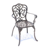 Ensemble de Table et chaises de Style européen, 3 pièces, mobilier d'extérieur, en fonte d'aluminium, de Patio, de bistrot, de café, de jardin Kd