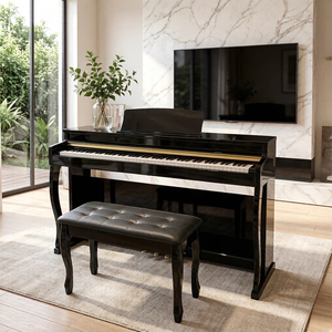 <span class=keywords><strong>Piano</strong></span> Digital DEMAN con Diseño Personalizado Gratuito, 88 Teclas con Acción de Martillo, 3 Pedales, <span class=keywords><strong>Piano</strong></span> Electrónico Profesional Multicapa - Product Image 1