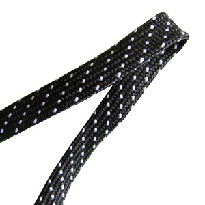 Cordón Plano Azul Claro de 1.5 cm de Ancho, Recubierto de Poliéster 100%, CF003 SHUMAN, para Zapatos, Bolsos y Prendas - Longitud Personalizable - Product Image 5