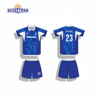 Camisetas de Fútbol Retro para Adultos, Uniformes de Fútbol Transpirables de Poliéster de Manga Corta, Impresión Digital Personalizable, Camiseta de Equipo