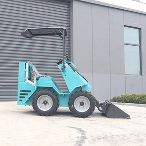 Minicargadora de orugas diésel con accesorio de miniexcavadora, máquina compacta hidráulica de orugas, fabricada en China - Product Image 6