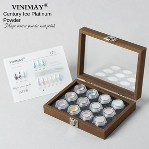 ชุดแต่งเล็บเอฟเฟกต์กระจกเงาเมจิกมิเรอร์ 24 สี ไม่ต้องล้าง ให้ความเงางาม - Product Image 3