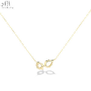 Collar Minimalista de Oro Sólido de 18K con Diamantes Naturales de Corte Rosa, Diseño Antiguo, Hecho a Mano, Joyería Fina, Muy Popular - Product Image 3