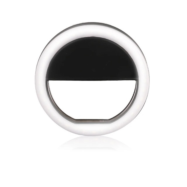 Portable 36 LED USB Rechargeable Selfie Ring Light Universal Fill Light Clip for Mobile Phones