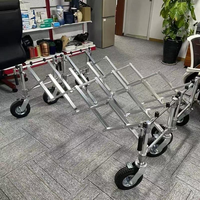 Carro de Transporte para Ataúdes de Aleación de Aluminio de Alta Calidad Estilo Europeo XH-5A B&R, Capacidad de 450 kg, Envío Inmediato, para Funerarias
