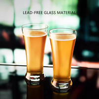 Tasse originale en verre océanique pour bière pression bière artisanale logo personnalisé vin verre transparent pour la maison tasse de bar Vaso Cervecero
