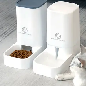 2022 nuovo Design automatico Microchip temporizzato Smart Pet Feeder Auto Food and Water Dispenser Set Pet Feeder