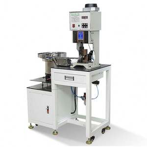 Máquina crimpadora de terminales semiautomática ultrasilenciosa con placa vibratoria de alimentación de terminales y máquina perforadora de terminales sueltos - Product Image 5