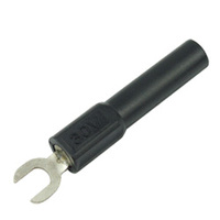Fiche banane Harpon 4mm Type U Type Y Nickelé Convient pour fiche de connexion 4mm